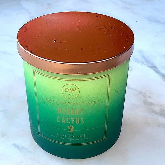 DW HOME CANDLE DESERT CACTUS RICHLY SCENTED 9.1 oz NEW 1 WICK - Picture 1 of 3